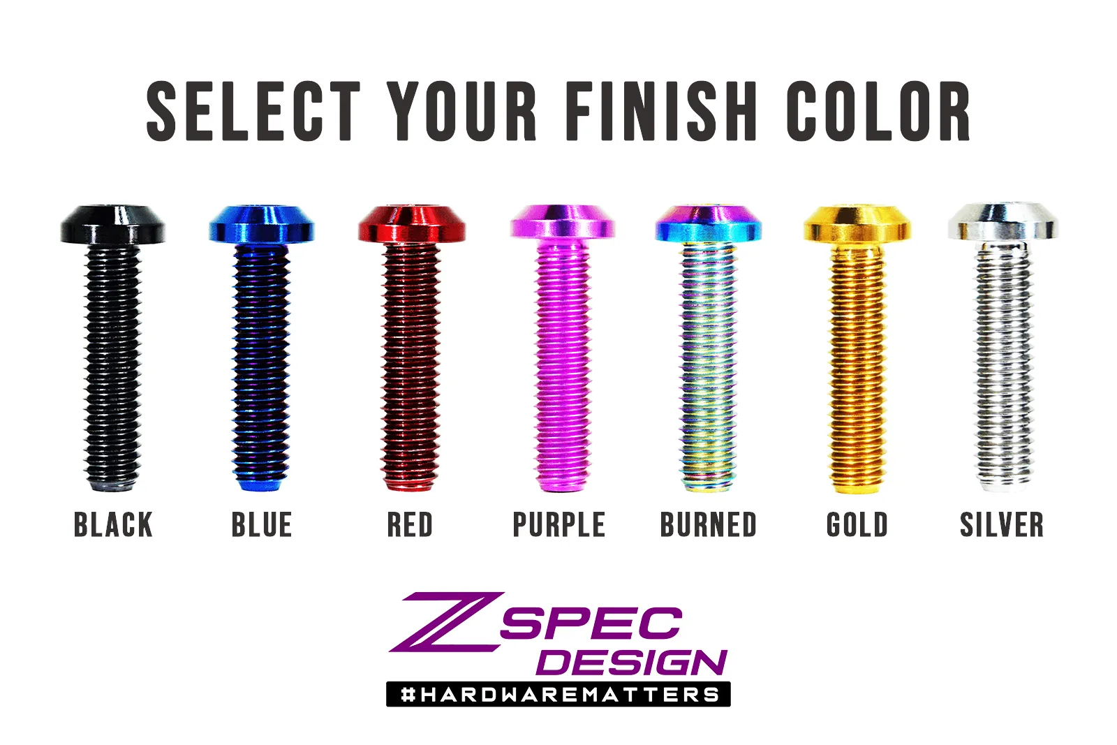 ZSPEC "Stage 3" Dress Up Bolts® Fastener Kit for Mazda Miata NC, Titanium Hardware